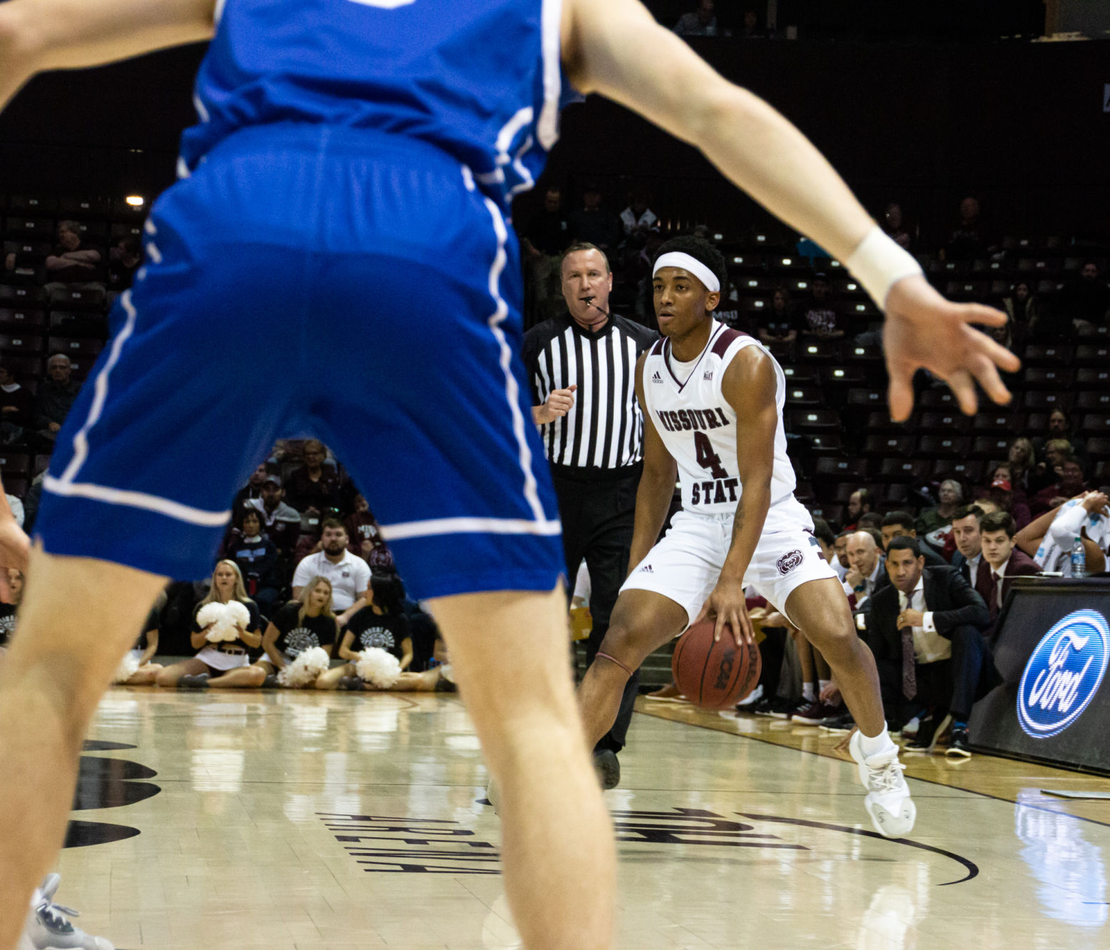 Ja'Monta Black dribbles
